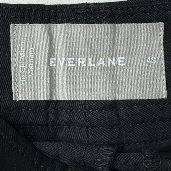 Everlane The Way High Drape Pant Wide Leg Hi-Rise Black Women 4S Inseam 29.5 NWT - Picture 3 of 14